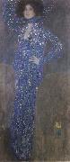 Gustav Klimt Portrait of Emilie Floge oil painting artist